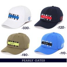 PEARLYGATES 파리게이츠 골프 안티 로고 리사이클 모자, 블루, 1개