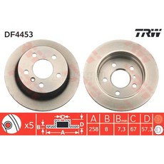 48 쁘띠엘스토리 / 브레이크디스크 뒤2장 벤츠 B180 NGT W245 08-11년식 디스크로터/캘리퍼