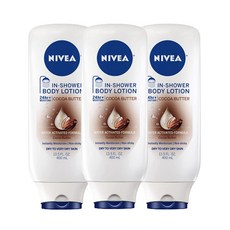 NIVEA 니베아 코코아 버터 바디 로션 건성 극 피부용 400ml 3팩