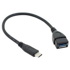 USB3.1 타입C 스마트폰 to USB OTG 연결젠더/메모리잭