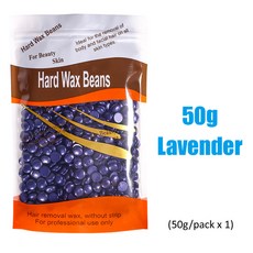 제모 왁스 빈 핫 필름 무통 왁싱 비즈 하드 빈 가열 기계 비키니 얼굴 다리 바디 50g, 1개, 04 50g-Lavender