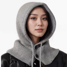 빌리비오 니트 바라클라바 울 넥워머 모자