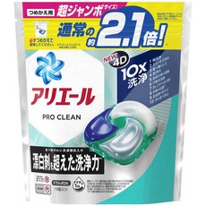 P&G 아리엘 젤볼 4D프로 클린 리필 초점보 사이즈 19개입 [젤볼 세제], 단일, 1개, 19개