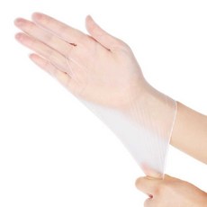 마사지 일회용 장갑 얇은 장갑 발마사지 오일 뷰티샵, 100개-사이즈 M, 1개