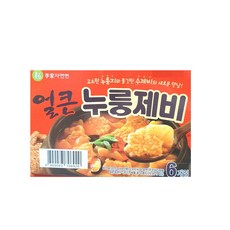 이가자연면 얼큰 누룽제비 수제비, 801g, 1개