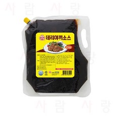 오뚜기 데리야끼소스 스파우트팩, 2kg, 5개