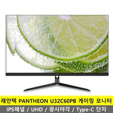 래안텍 4K UHD TYPE C 모니터, 80cm, PANTHEON U32C60PB (무결점)