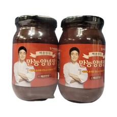 백종원의 만능 양념장 소스 500g x 2병, 1팩