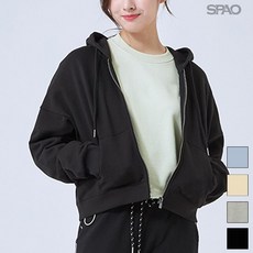 [쇼핑엔티] [스파오] 크롭 후드 집업 (SPMZA23G21-T)