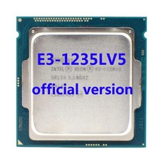 메인보드 E3-1235LV5 공식 버전 CPU 인텔 제온 프로세서 2.0Ghz 4 코어 8M TPD 25W FCLGA1151 E3 V5 마더, 01 CPU