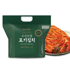 피코크 조선호텔 포기김치 4kg, 1개