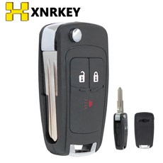 자동차디지털키 스마트키 차량 원격 XNRKEY 스마트 플립 키 셸 포브 쉐보레 스파크 교체 케이스 커버에 적합 2 1 버튼, 1개