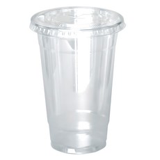 블룸엣홈 PET 일회용 투명컵 + 평뚜껑 세트, 470ml, 25개, 1세트 470ml, 1세트