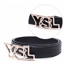 [생로랑] 남성 YSL 로고 벨트 (274609_AEK0N_1000)