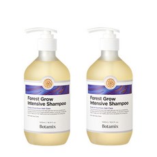 보타믹스 포레스트 그로우 인텐시브 탈모 완화 샴푸, 2개, 500ml