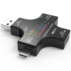 고급형 멀티 USB 전압/전류 테스터기 NEXT VA03, 1개