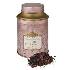 Fortnum and Mason British Tea Rose Pouchong 125g Lo 포트넘 앤 메이슨 브리티시 티 로즈 포송 125g 루스 티(선물용 틴 캐디)(1팩), 362.87g, 1개