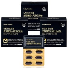3박스 뉴트리 초임계 쏘팔메토 옥타코사놀 전립선, 단품, 3개, 60정