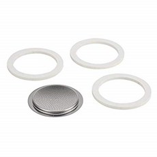 Bialetti Stainless Steel Gasket Filter Plate Replacement Parts 6-Cup Venus Musa Kitty