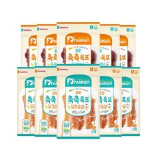 굽네듀먼 HACCP 강아지 국산촉촉육포 2종, 5set, 닭가슴살육포+오리안심육포