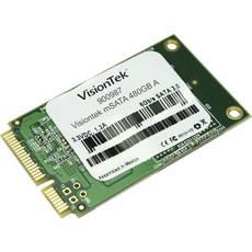 VisionTek 3D MLC mSATA 480GB SSD 550MB/s 읽기 및 390MB/s 쓰기 900987, 480 GB