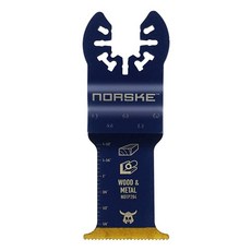 Norske Tools NOTP236 3-in-1 절단 스크래퍼 및 래핑 진동 멀티 툴 액세서리 | 톱날 176929, 티타늄 1-1/4, 1개