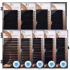 I 뷰티 0.07mm 두께 SS 벤드 속눈썹 확장 프리미엄 리얼 밍크 속눈썹 CC D 컬 ibeauty 볼륨 래쉬 Origianl, 03 C, 01 0.07mm, 01 13mm, 1개
