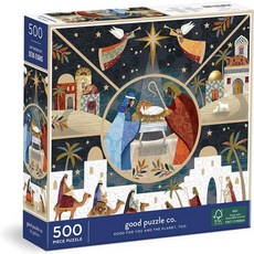 Good Puzzle Co. Holy Night 500pc Puzzle, Galison, Good Puzzle Co. Holy Night 5.., Galison(저),Galison..