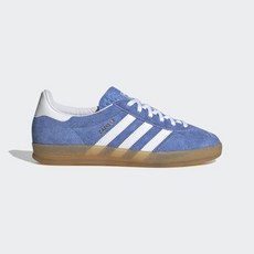 W 아디다스 가젤 인도어 블루 퓨전 클라우드 화이트 Adidas Gazelle Indoor Blue Fusion Cloud White