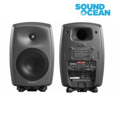 GENELEC SAM (Smart Active Monitor) 시리즈 제네렉 스튜디오 모니터 스피커 1통, 8340(다크그레이)