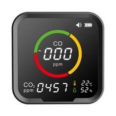미세먼지측정기 휴대용 공기질측정 PTH9E 지능형 CO CO2 감지기 온도 습도 및 대기질, 1개