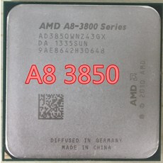 AMD A8 3850 A8-3850 쿼드 코어 FM1 2.9GHz 4MB 100W CPU 프로세서 조각 A8-3850 APU 통합 그래픽, 한개옵션0
