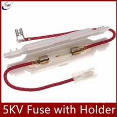 5KV 0 85A 0 9A 0 6A 0 65A 0 7A 0 75A 0 8A 1A 전자 레인지 용 고전압 퓨즈 범용 퓨즈 홀더 부품, Holder No fuse, 1개