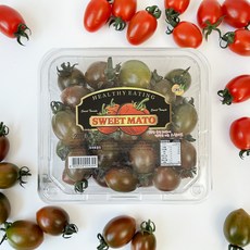망고향 스테비아 대추 방울토마토 블랙 스윗마토, 4개, 500g