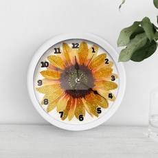 해바라기시계십자수