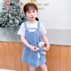 유아멜빵하늘색