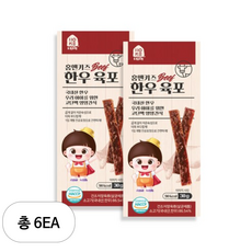 홈앤키즈 한우 육포, 30g, 6개
