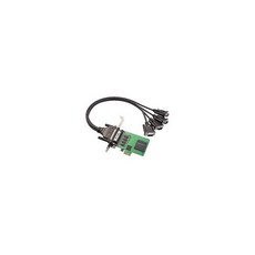 MOXA CP 114EL DB9M 4 포트 PCIe 보드 DB 9M 케이블 RS 232/422/485 로우 프로파일, 1개