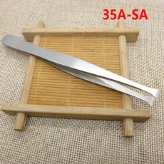 핀셋 스테인레스 플랫헤드 33A-SA34A-SA35A-SA우표 칩 집게, T03-35A-SA