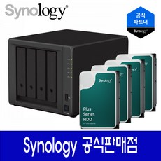 시놀로지 DS923+ HAT3300 정품하드포함 용량선택, DS923+ 64TB (HAT3310-16TBx4)