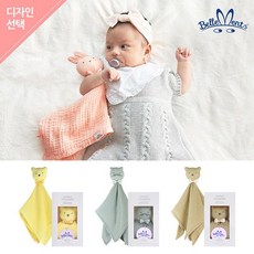 [벨몽] 순면 동물 두두인형/수더인형/애착인형/치발기손수건 - 디자인선택 [정가 38 000원], 상세설명 참조, 달시(옐로우베어)