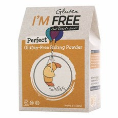 I'm Free Perfect Gluten Free Baking Powder 아임프리 퍼펙트 글루텐프리 베이킹파우더 8oz(227g), 1개