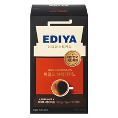 이디야 커피 마일드 아메리카노 130T, 1g, 130개입, 1박스