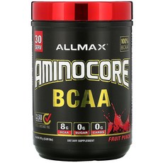 ALLMAX Nutrition AMINOCORE BCAA 프루트펀치 315g(0.69lbs), 1개, 315g