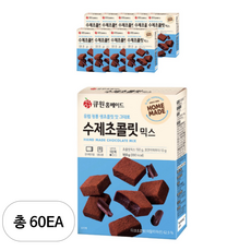 큐원 홈메이드 수제초콜릿믹스, 60개, 160g