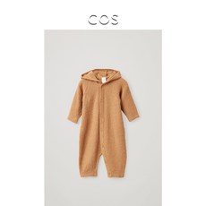오케이미 점프슈트 COS 양털 울 마저도 모자 베이지 겨울 가을