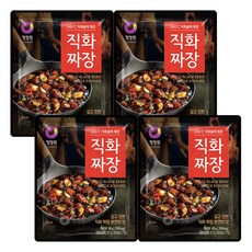 청정원 직화짜장분말 80g 4개