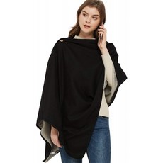 Radia Smart EMF Wrap Poncho 방사선 방호 대형 임산부 블랭킷 5G 안티레이디션 코튼 EMF 블랭킷 28" x 72" 검은색: Home, 단일옵션