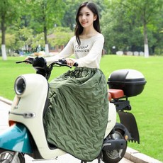 스쿠터 방한 무릎 1. 솜 라이딩 패드 검정 바람막이 담요 치마 스커트