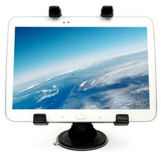 흡입 컵 태블릿 PC 스탠드 브래킷 클립 7 ~ 12 인치 스크린용 범용 자동차 홀더 360 도 회전, 01 7inch to 11inch